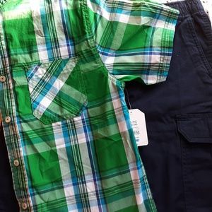 Brand new boys shirt and shorts set